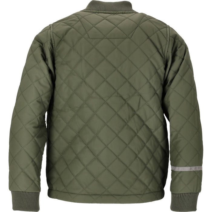 ZIGZAG Freddy PU Coated Quilted Jacket Jacket 3137 Thyme