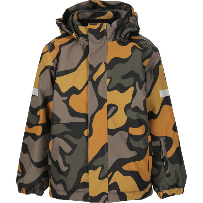 ZIGZAG Funzone Printed Ski Jacket W-PRO 10000 Jacket 5037 Rubber