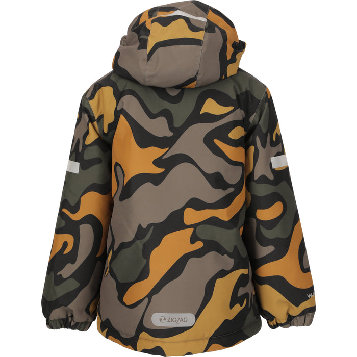 ZIGZAG Funzone Printed Ski Jacket W-PRO 10000 Jacket 5037 Rubber