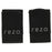 REZO Garner Shin Guard Stay Football 1001 Black