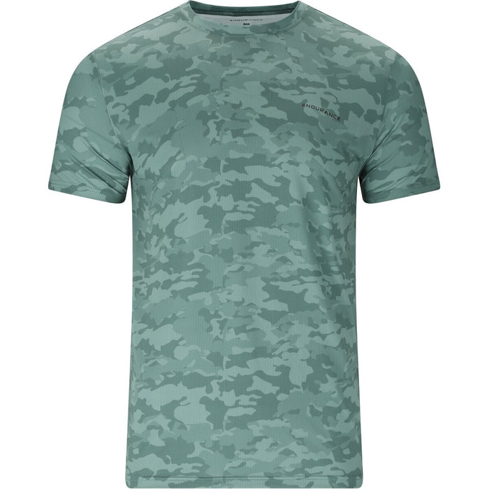 ENDURANCE Genen M SS Tee T-shirt P3878 Blue Camouflage
