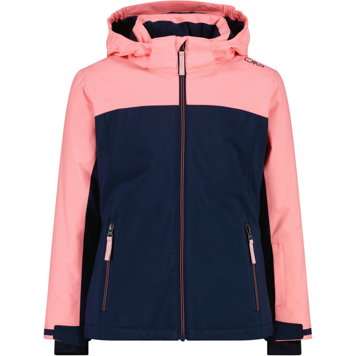 CMP Girl Jacket Snaps Hood Jacket 28NU BLUE INK-LOTUS