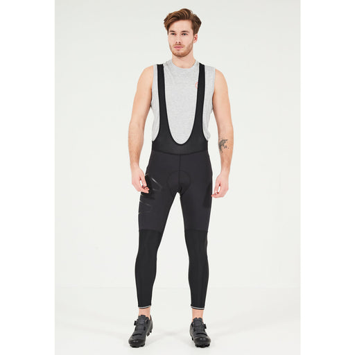 ENDURANCE Gorsk M AY Long Windblock Cycling Tights W/Bib XQL Cycling Tights 1001 Black