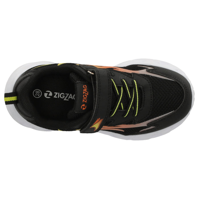 ZIGZAG Gukal Kids Shoe w/Lights Shoes 1001 Black