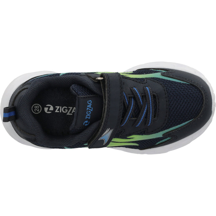 ZIGZAG Gukal Kids Shoe w/Lights Shoes 2002 Navy