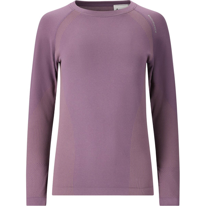 ENDURANCE Halen W Seamless LS Tee T-shirt 4419 Moonscape