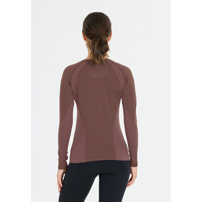 ENDURANCE Halen W Seamless L/S Tee T-shirt 4261 Huckleberry