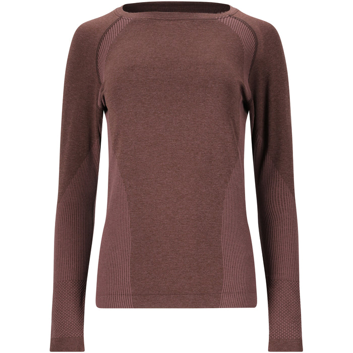 ENDURANCE Halen W Seamless L/S Tee T-shirt 4261 Huckleberry