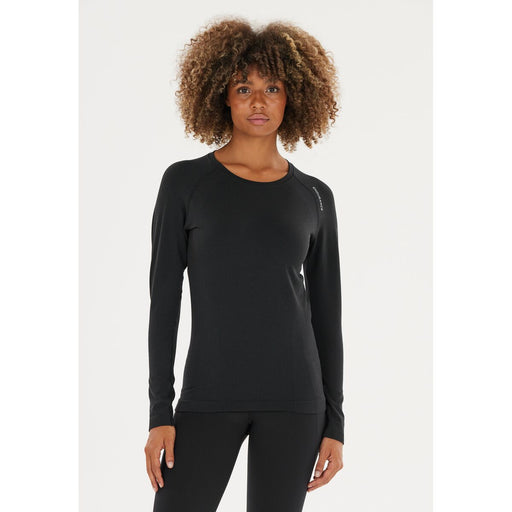 ENDURANCE Halen W Seamless L/S Tee T-shirt 1011 Dark Grey Melange