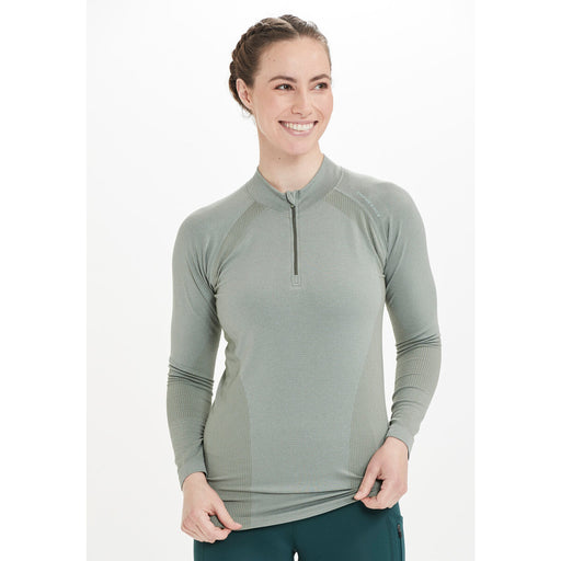 ENDURANCE Halen W Seamless Midlayer Midlayer 3056 Agave Green