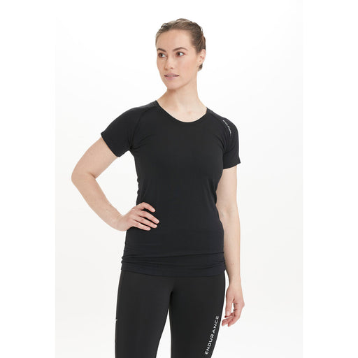 ENDURANCE Halen W Seamless S/S Tee T-shirt 1011 Dark Grey Melange