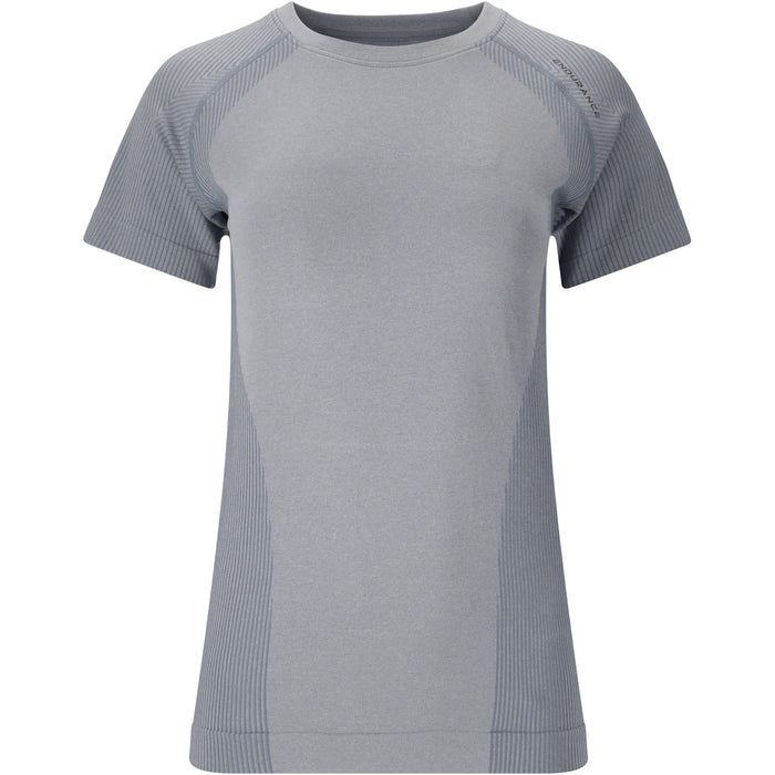 ENDURANCE Halen W Seamless S/S Tee T-shirt 2182 Flint Stone