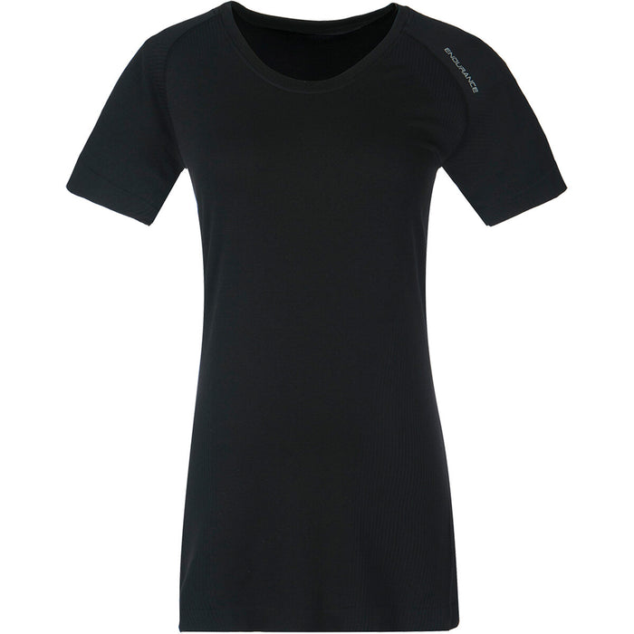 SPORT Halenas W Seamless Tee T-shirt 1011 Dark Grey Melange