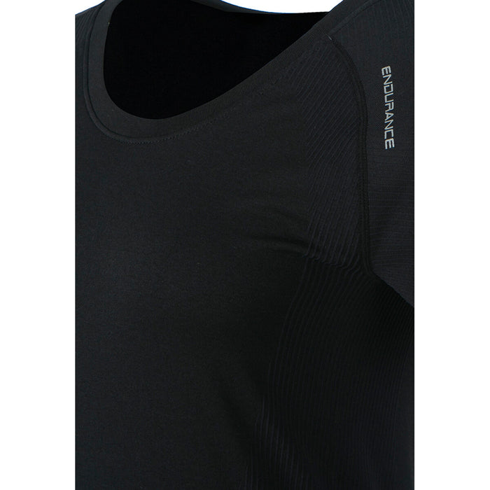 SPORT Halenas W Seamless Tee T-shirt 1011 Dark Grey Melange
