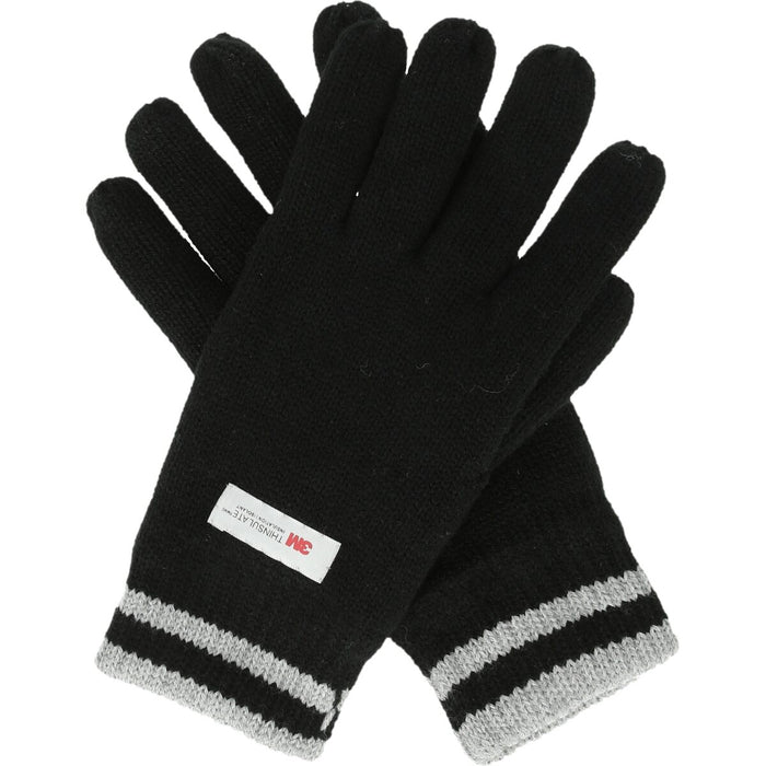 WHISTLER Hancok M Thinsulate Knit Glove w/o Finger Touch Gloves 1001 Black