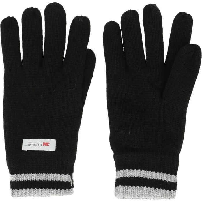 WHISTLER Hancok M Thinsulate Knit Glove w/o Finger Touch Gloves 1001 Black