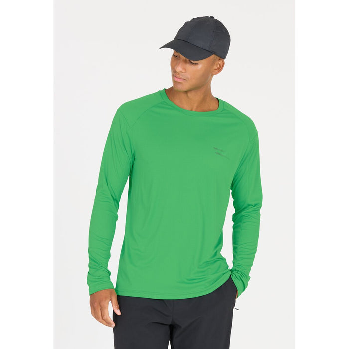 ENDURANCE Hanieber M L/S Tee T-shirt 3238 Island Green