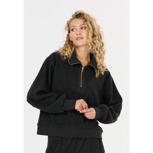 ATHLECIA Hecey W Half zip Sweatshirt 1001 Black