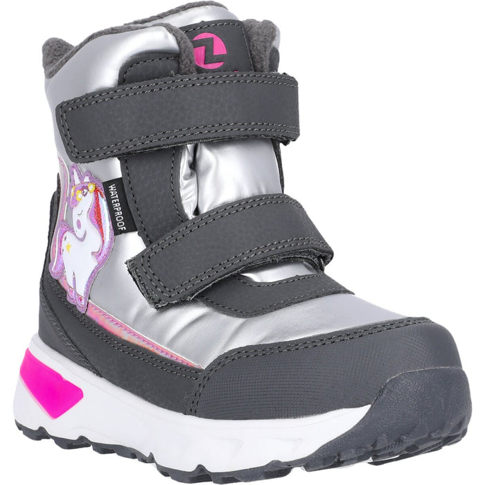 ZIGZAG Hidol Kids Boot w/Lights WP Boots 1155 Tornado