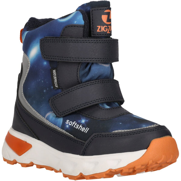 ZIGZAG Hidol Kids Boot w/Lights WP Boots 2048 Navy Blazer
