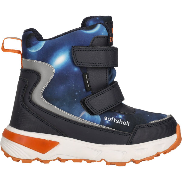 ZIGZAG Hidol Kids Boot w/Lights WP Boots 2048 Navy Blazer