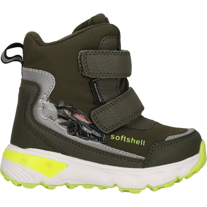 ZIGZAG Hidol Kids Boot w/Lights WP Boots 3038 Olive Night