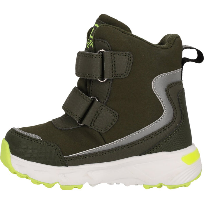 ZIGZAG Hidol Kids Boot w/Lights WP Boots 3038 Olive Night