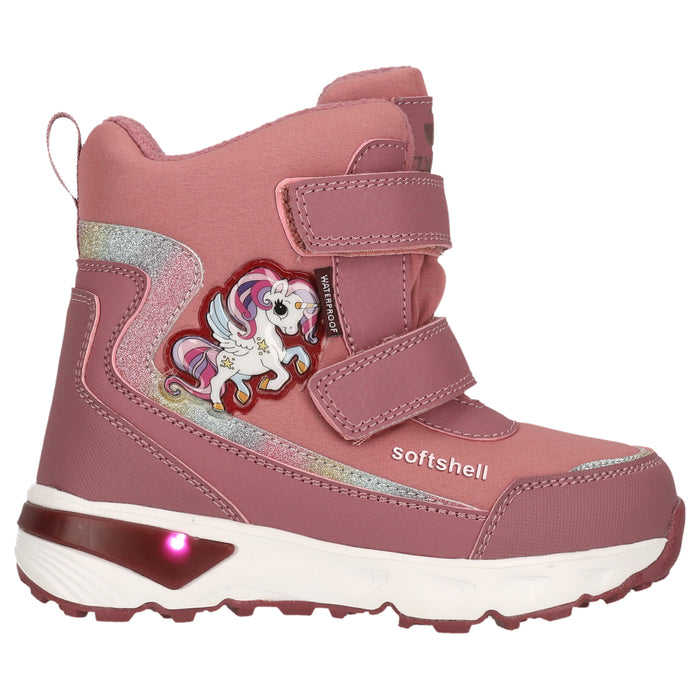 ZIGZAG Hidol Kids Boot w/Lights WP Boots 4145 Desert Rose