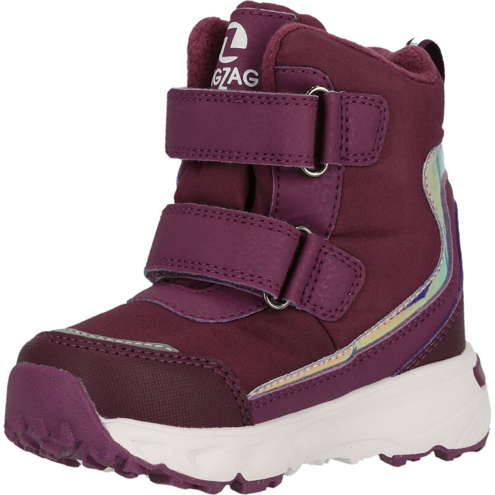 ZIGZAG Hidol Kids Boot w/Lights WP Boots 4149 Purple Pennant