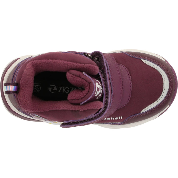ZIGZAG Hidol Kids Boot w/Lights WP Boots 4149 Purple Pennant