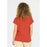 CRUZ Highmore W S/S T-shirt T-shirt 4344 Cinnabar