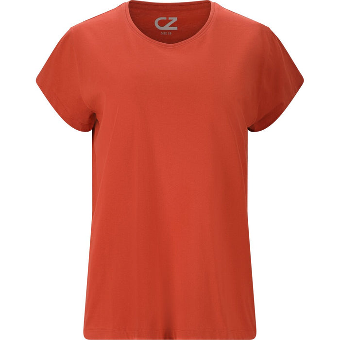 CRUZ Highmore W S/S T-shirt T-shirt 4344 Cinnabar