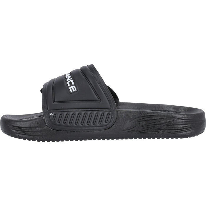 ENDURANCE Hildale Kids Slipper W/Velcro Sandal 1001 Black