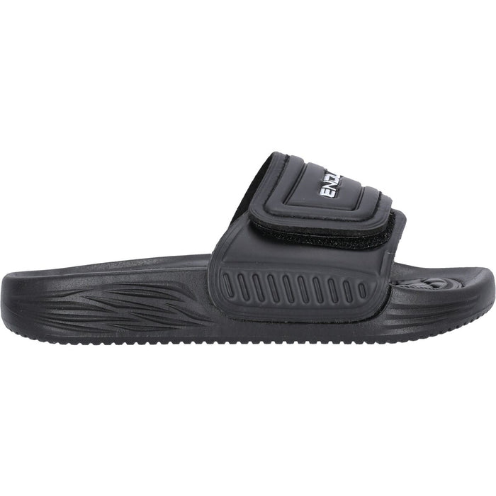 ENDURANCE Hildale Kids Slipper W/Velcro Sandal 1001 Black