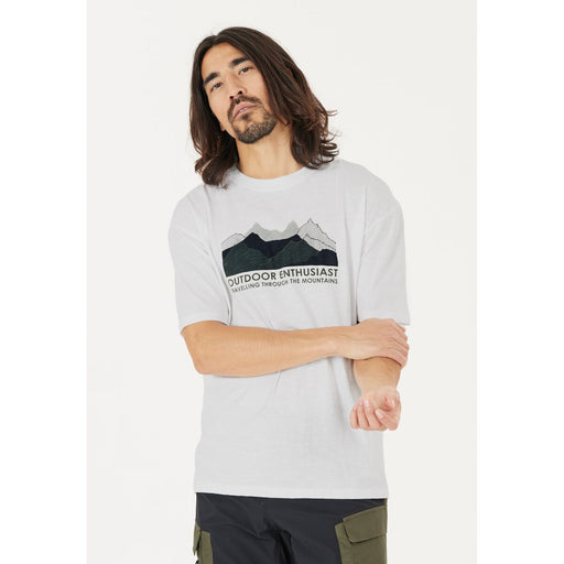WHISTLER Hockley M Printed Tee T-shirt 1002 White