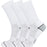 ENDURANCE Hoope Crew Socks 3-Pack Socks 1002 White