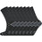 ENDURANCE Hoope Crew Socks 8-Pack Socks 1001 Black