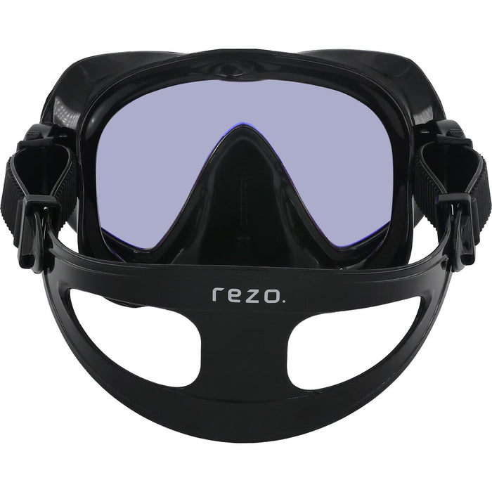 REZO Huelva Mirror Adult Dive Mask Swimming equipment 1001 Black