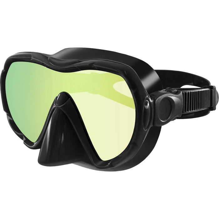 REZO Huelva Mirror Adult Dive Mask Swimming equipment 1001 Black