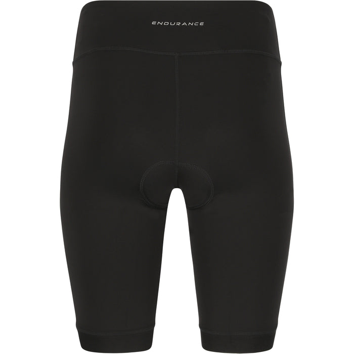 ENDURANCE Hulda V2 W High Waist Indoor Cycling Shorts Cycling Tights 1001 Black