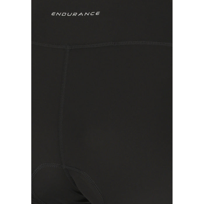 ENDURANCE Hulda V2 W High Waist Indoor Cycling Shorts Cycling Tights 1001 Black