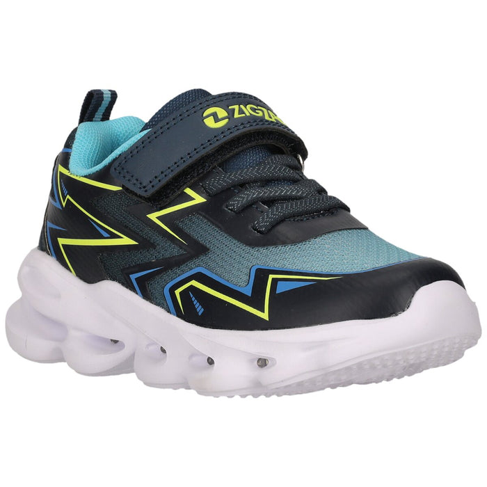 ZIGZAG Ignis Kids Shoe w/Lights Shoes 2002 Navy