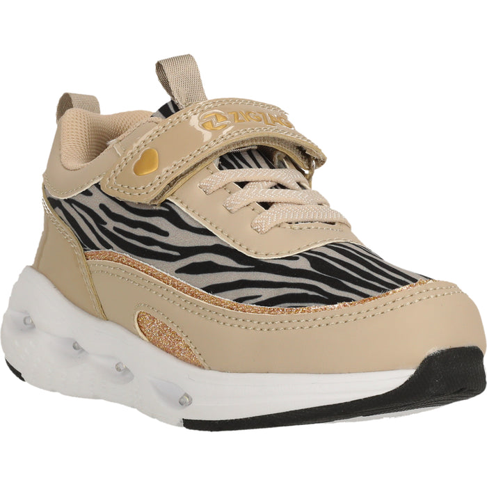 ZIGZAG Inigo Kids Shoe w/Lights Shoes 1136 Simply Taupe