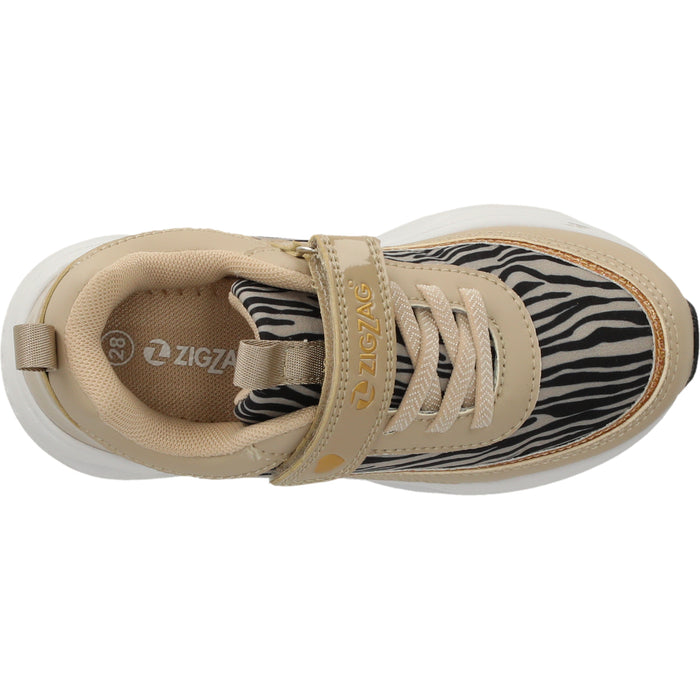 ZIGZAG Inigo Kids Shoe w/Lights Shoes 1136 Simply Taupe