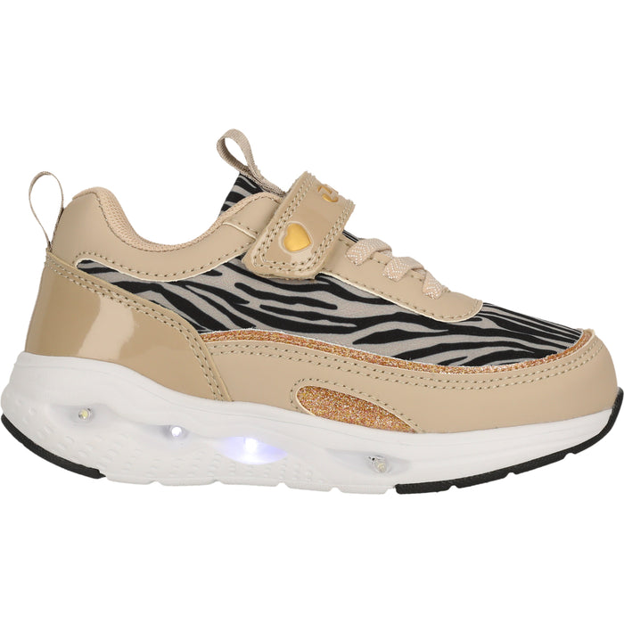 ZIGZAG Inigo Kids Shoe w/Lights Shoes 1136 Simply Taupe