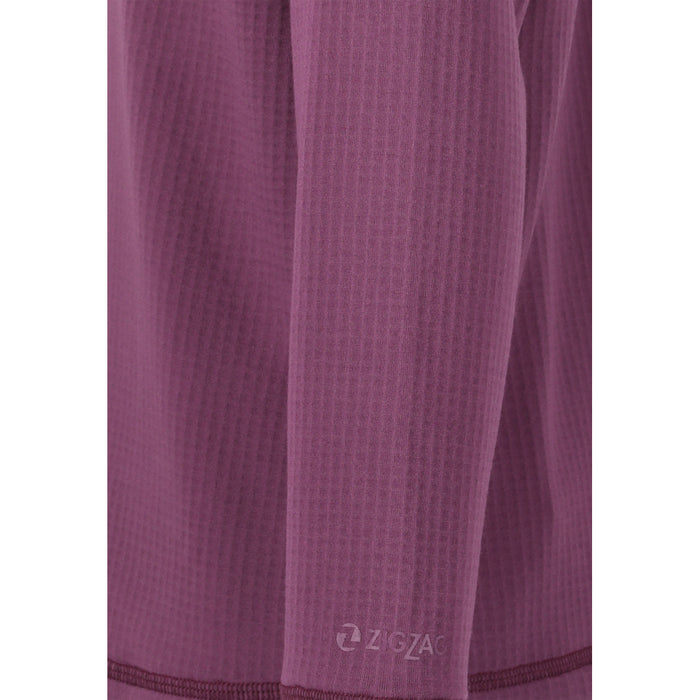ZIGZAG Irwin ½ Zip Midlayer Midlayer 4078 Dark Purple
