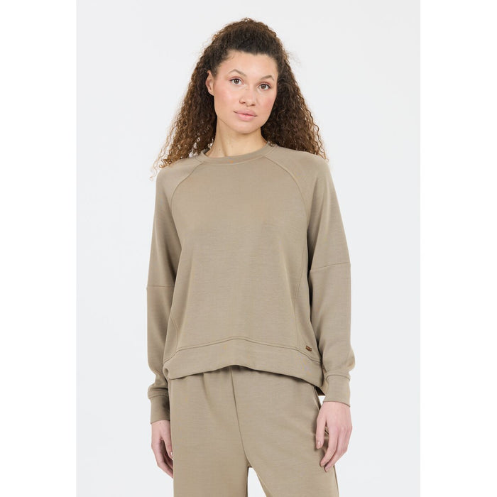 ATHLECIA Jacey W Crew Neck Sweatshirt 1193 Roasted Cashew