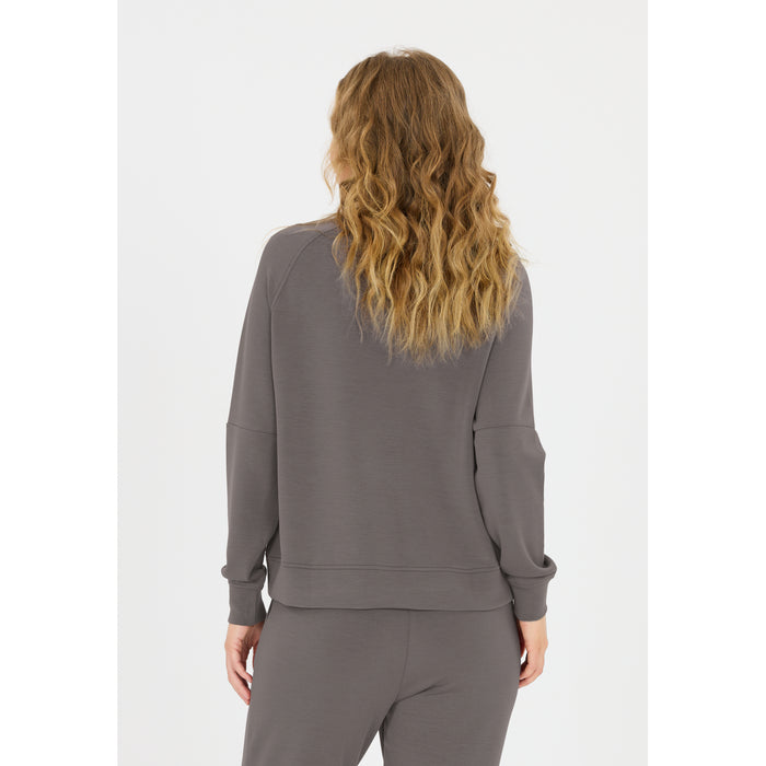 ATHLECIA Jacey W Crew Neck Sweatshirt 1291 Plum Kitten