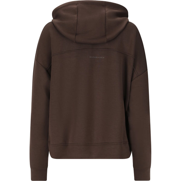 ENDURANCE Jade W Hoody Sweatshirt 1294 Chocolate Torte