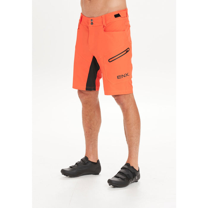 ENDURANCE Jamal M 2-in-1 Cycling/MTB Shorts Cycling Shorts 5070 Flame